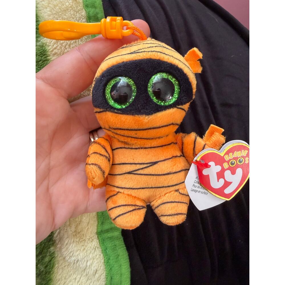 Beanie Boos Halloween Mummy Ty Plush Mask”)
